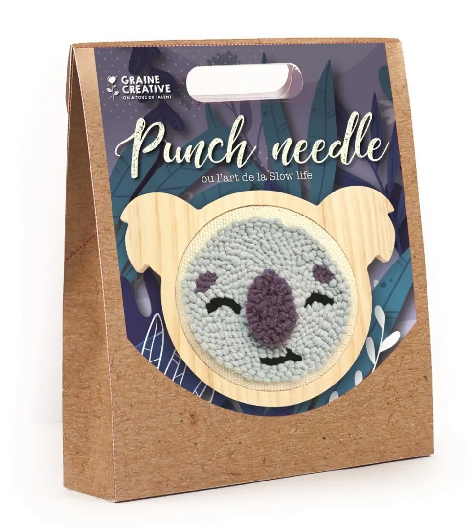 Artykuły kreatywne. Zestaw Punch Needle Koala